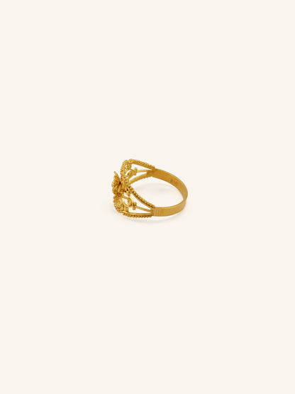 22ct Gold Filigree Ladies Ring