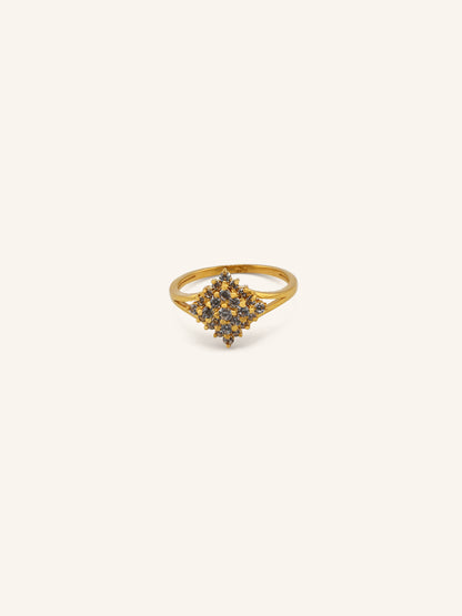 22ct Gold CZ Ladies Ring