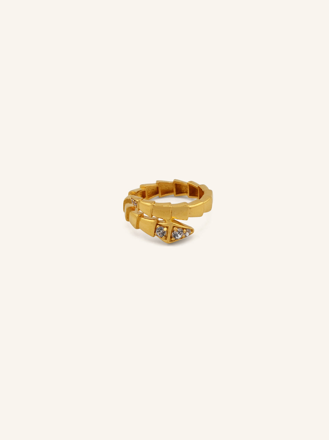 22ct Gold CZ Ladies Ring