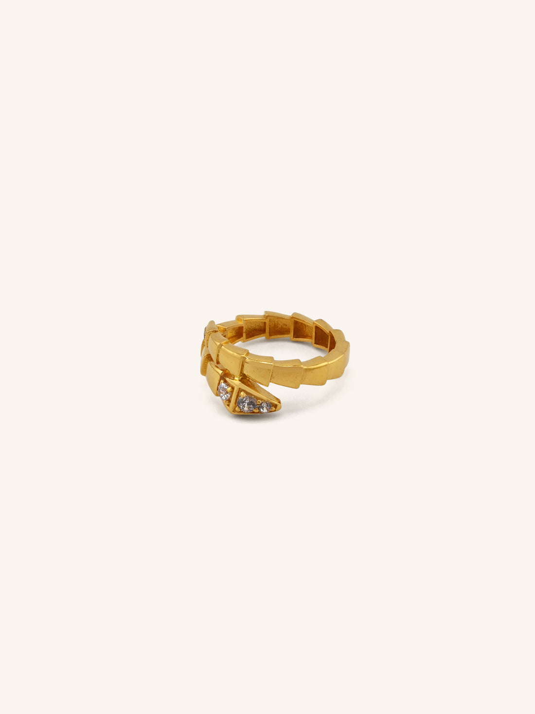22ct Gold CZ Ladies Ring