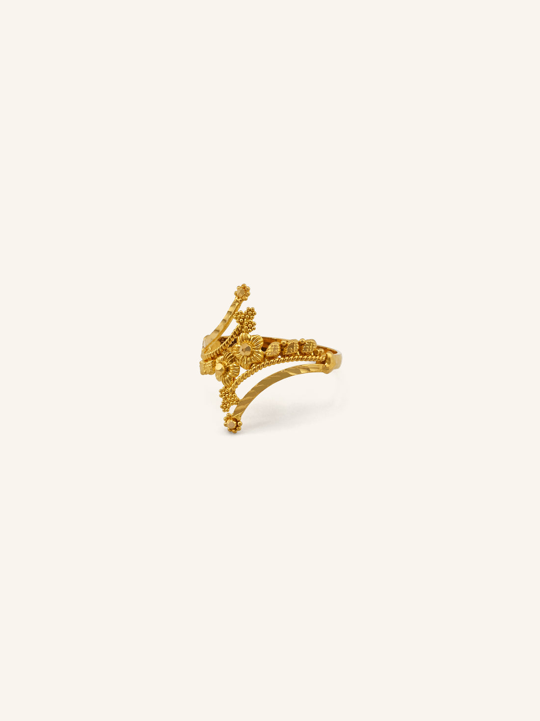 22ct Gold Filigree Ladies Ring