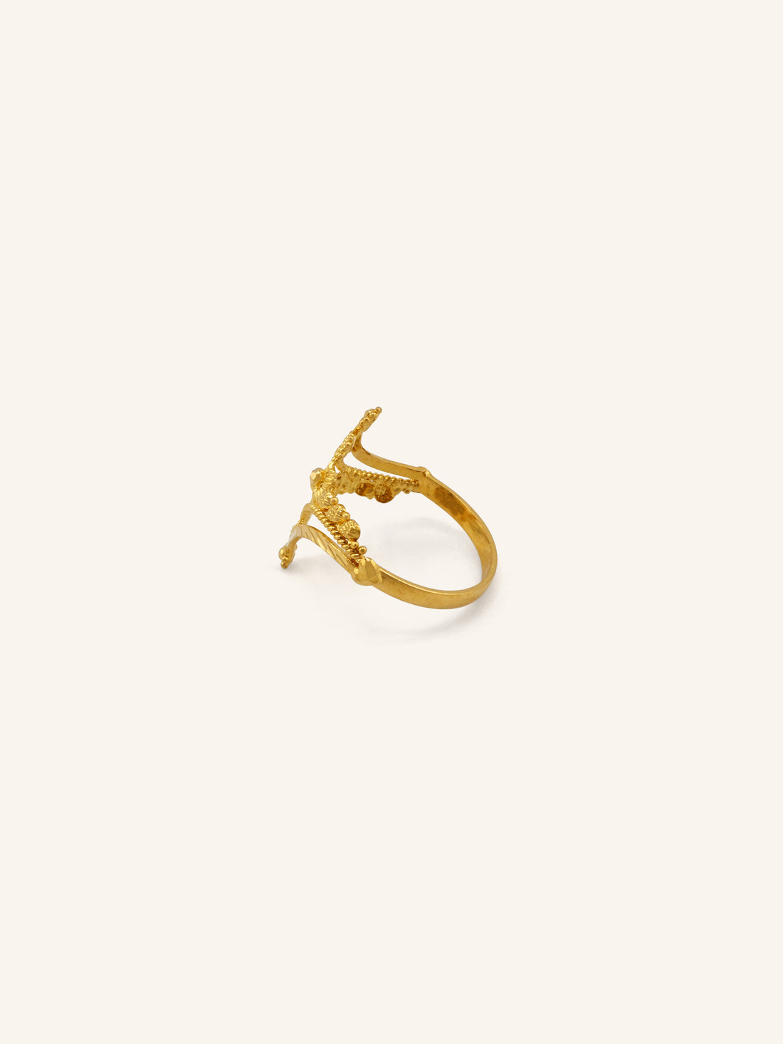 22ct Gold Filigree Ladies Ring