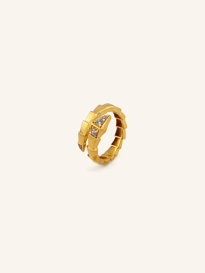 22ct Gold CZ Ladies Ring