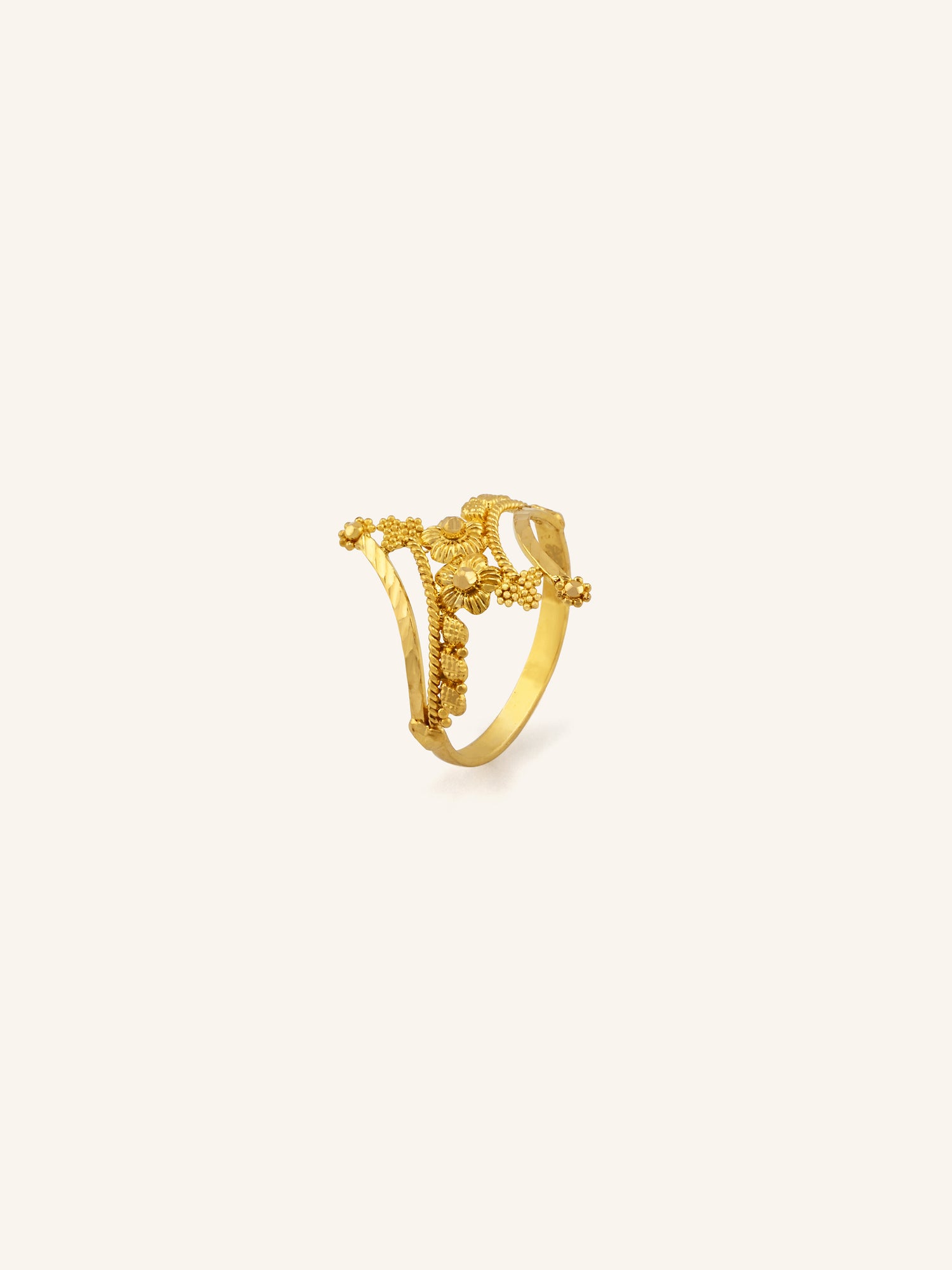 22ct Gold Filigree Ladies Ring