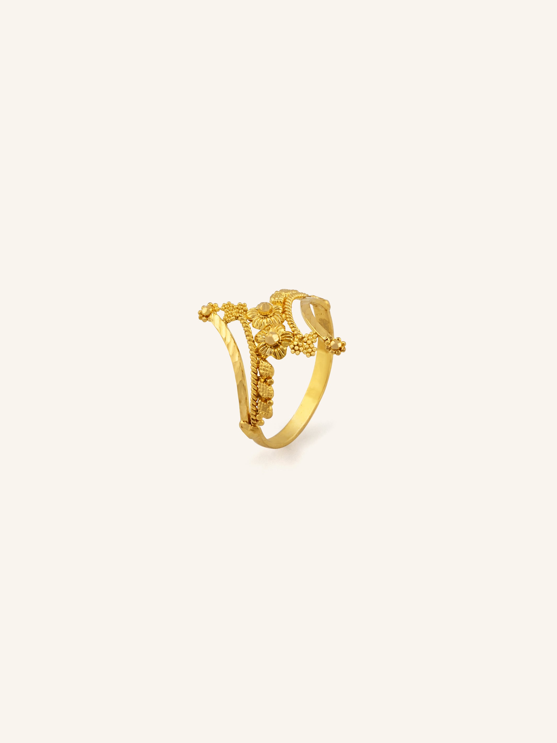 22ct Gold Filigree Ladies Ring