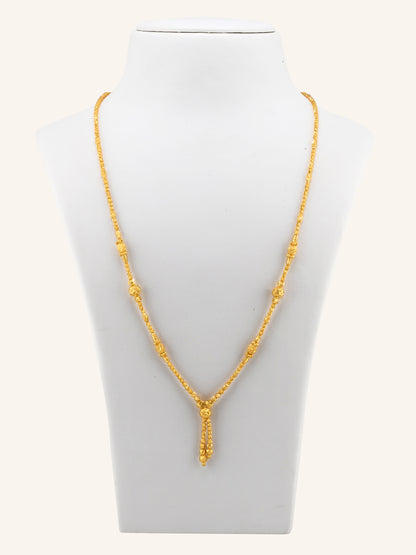 22ct Gold Ball Long Fancy Chain with Hanging