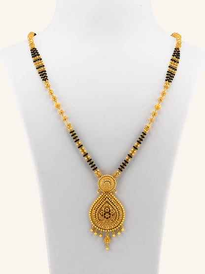 22ct Gold 4 Row Long Mangal Sutra