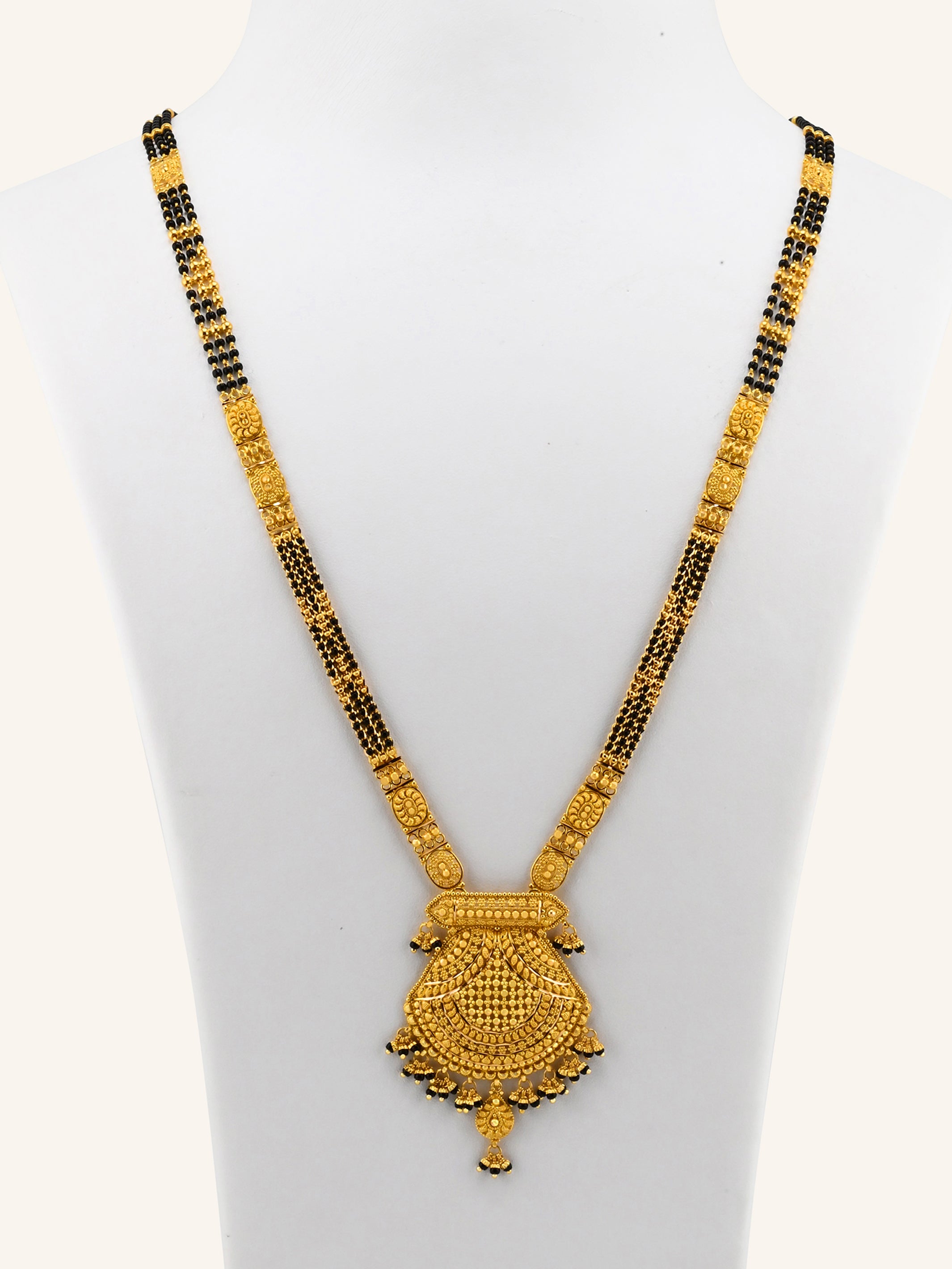 Eternal 22ct Gold 3 Row Long Mangal Sutra