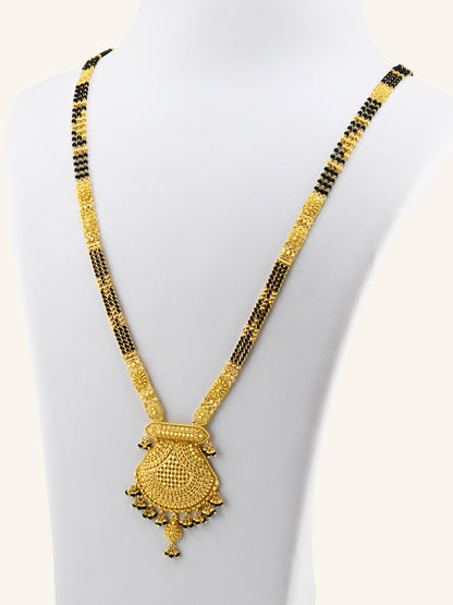 Eternal 22ct Gold 3 Row Long Mangal Sutra