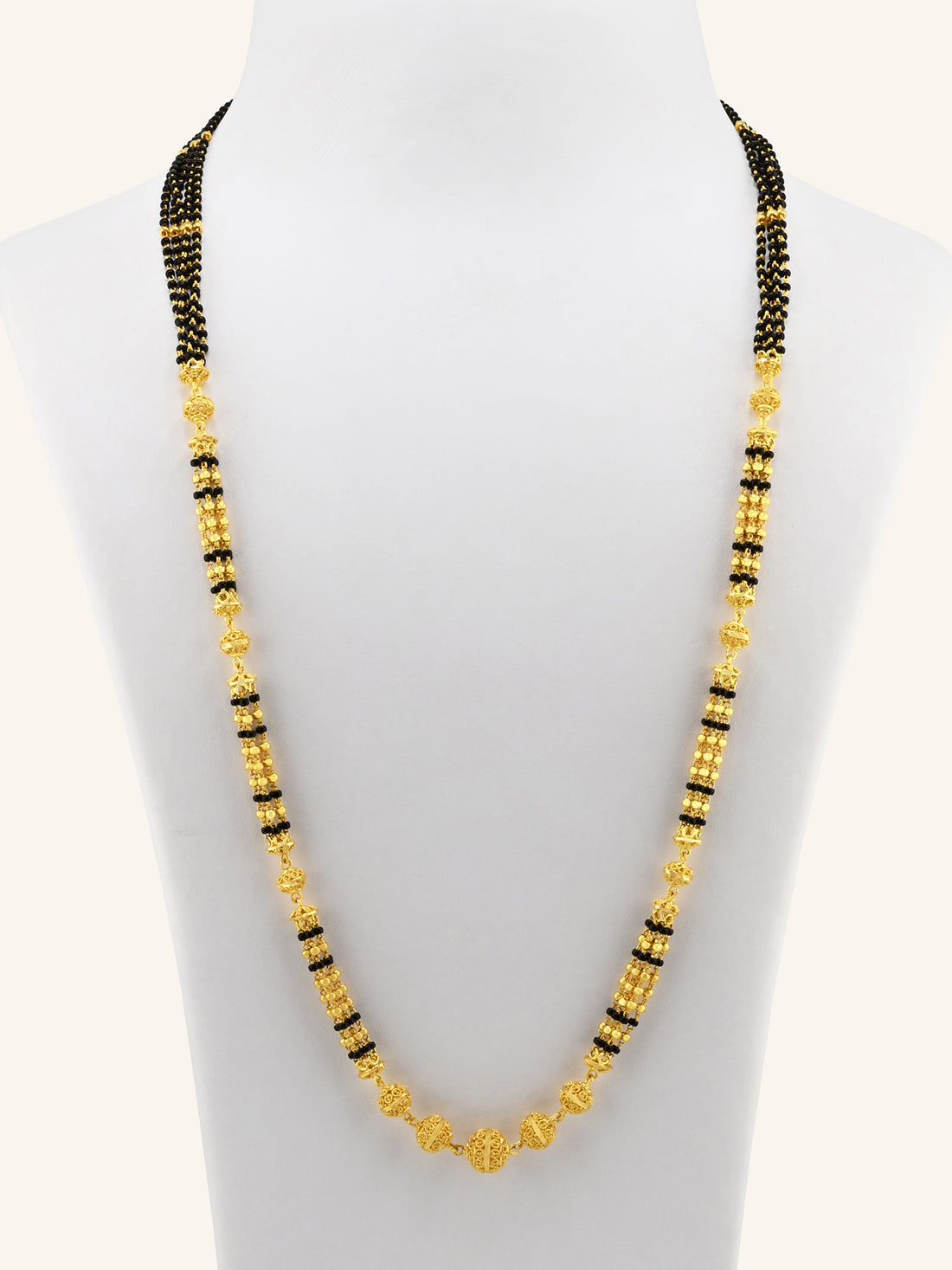 Graceful 22ct Gold 5 Row Long Mangal Sutra