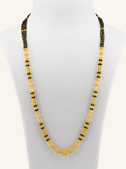 Graceful 22ct Gold 5 Row Long Mangal Sutra