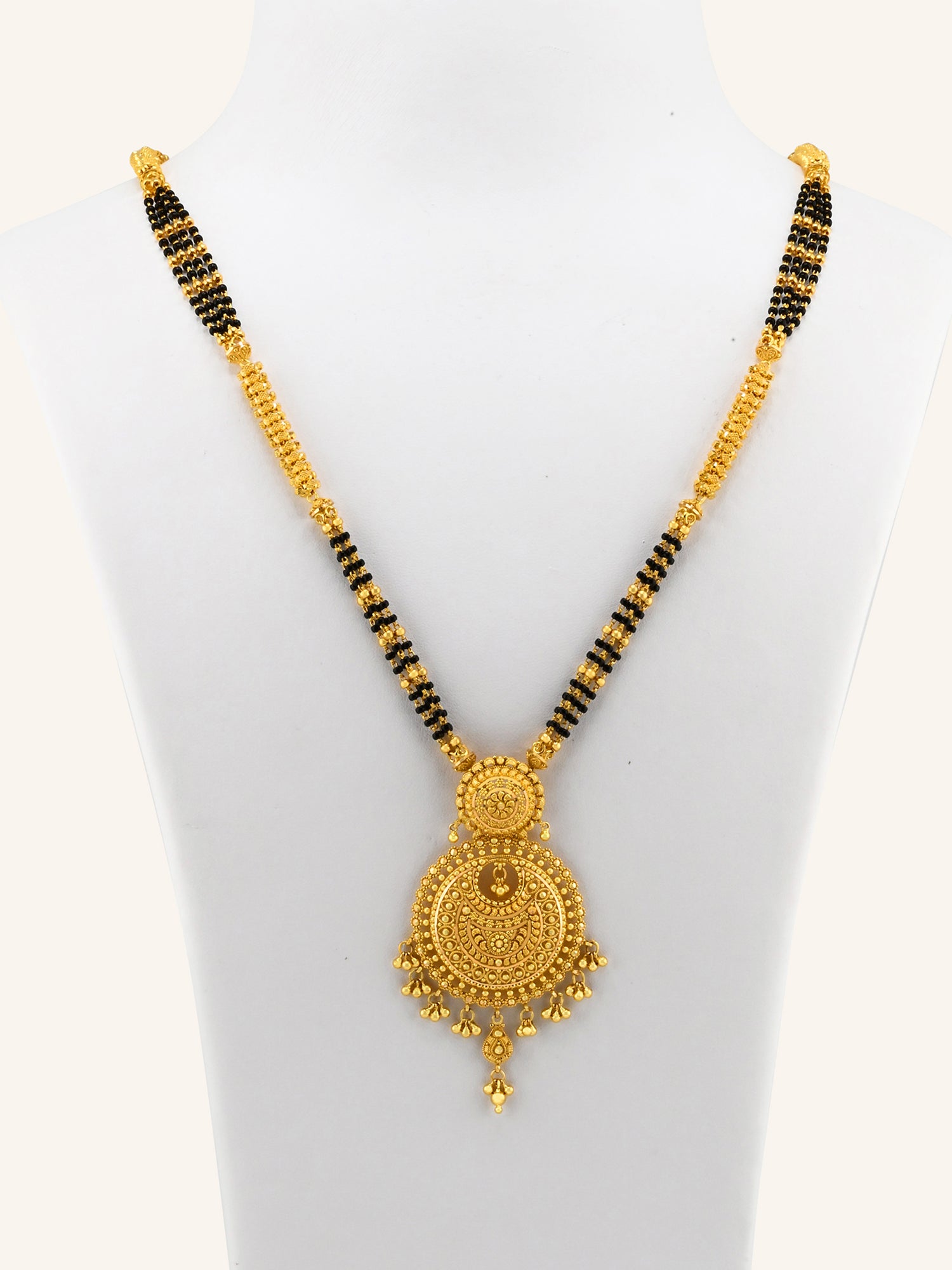 Divine 22ct Gold 4 Row Long Mangal Sutra
