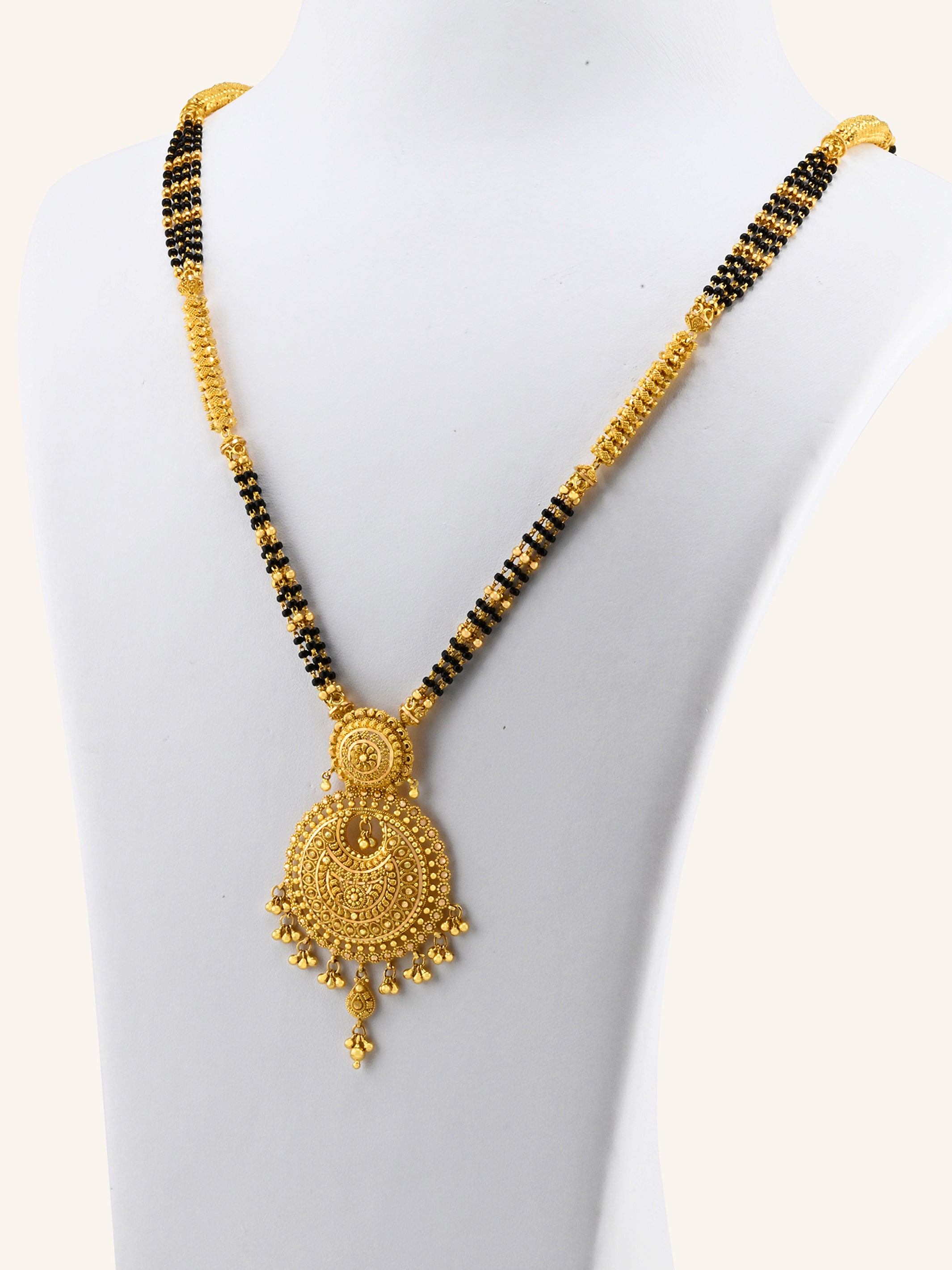 Divine 22ct Gold 4 Row Long Mangal Sutra
