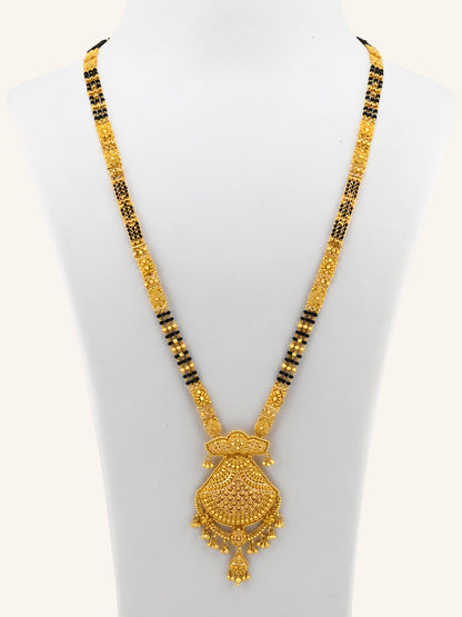 Elegant 22ct Gold 3 Row Long Mangal Sutra