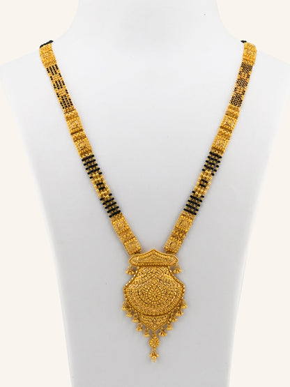 Traditional 22ct Gold 4 Row Long Mangal Sutra