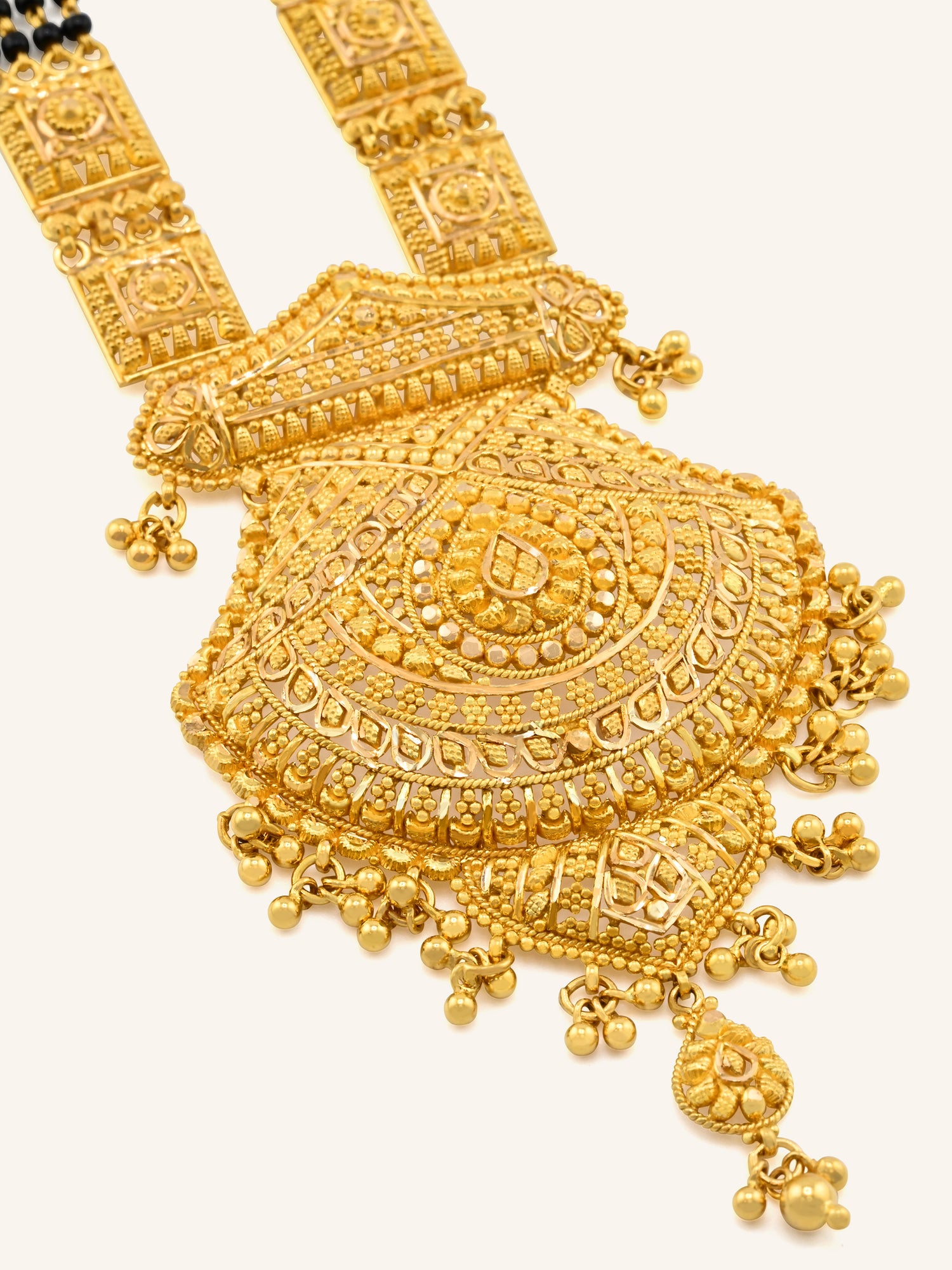 Traditional 22ct Gold 4 Row Long Mangal Sutra
