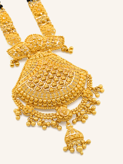 Elegant 22ct Gold 3 Row Long Mangal Sutra