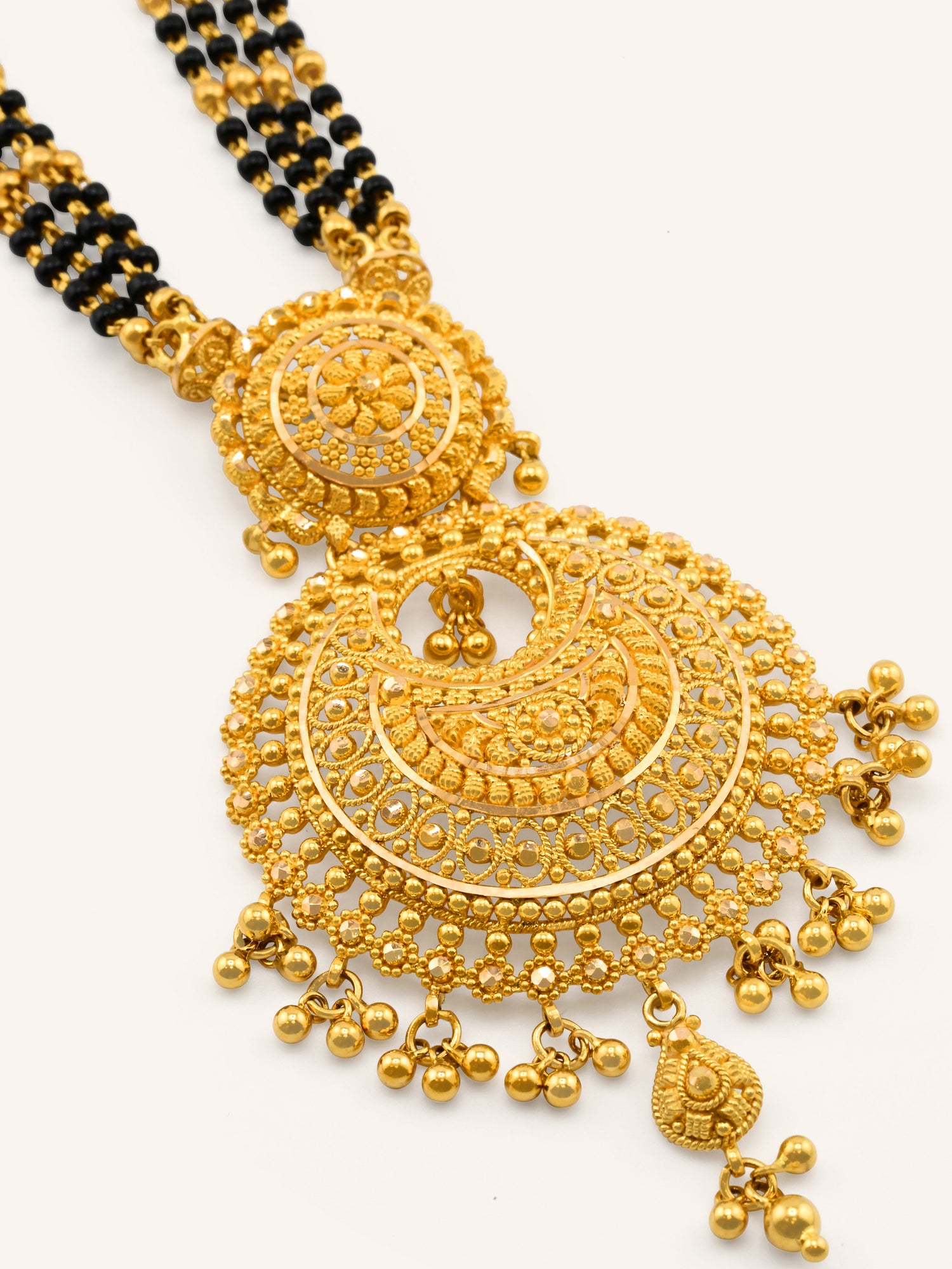 Divine 22ct Gold 4 Row Long Mangal Sutra