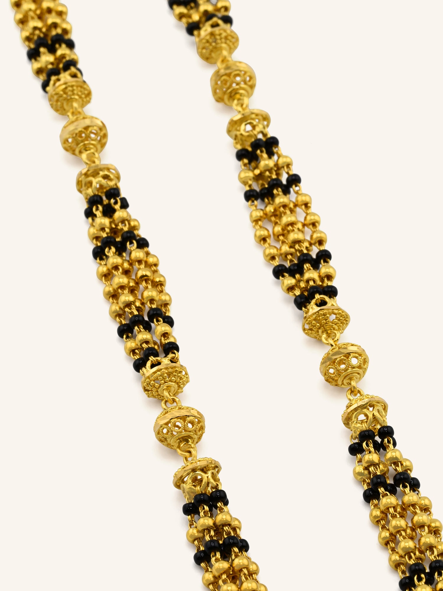 Graceful 22ct Gold 5 Row Long Mangal Sutra