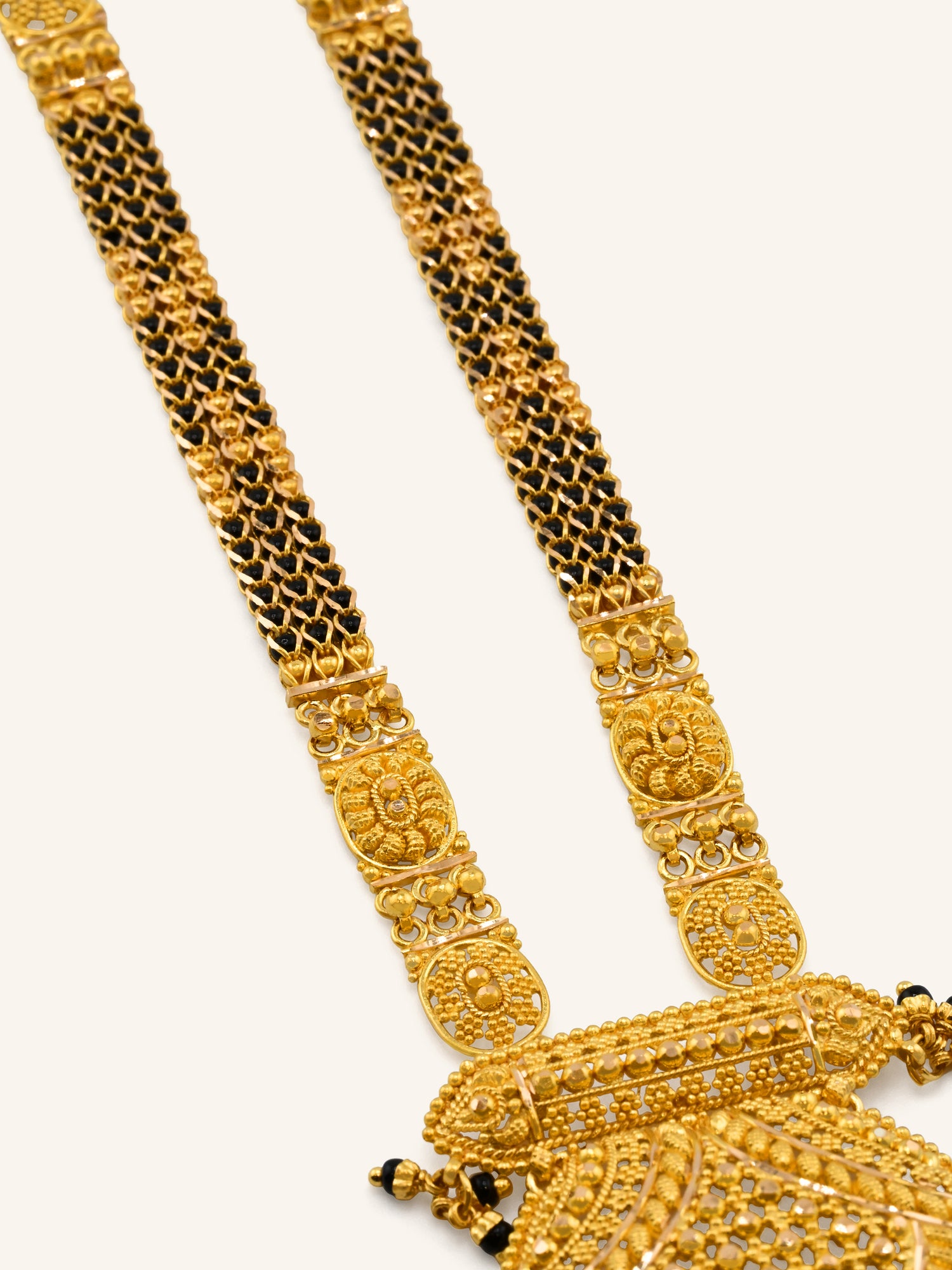 Eternal 22ct Gold 3 Row Long Mangal Sutra