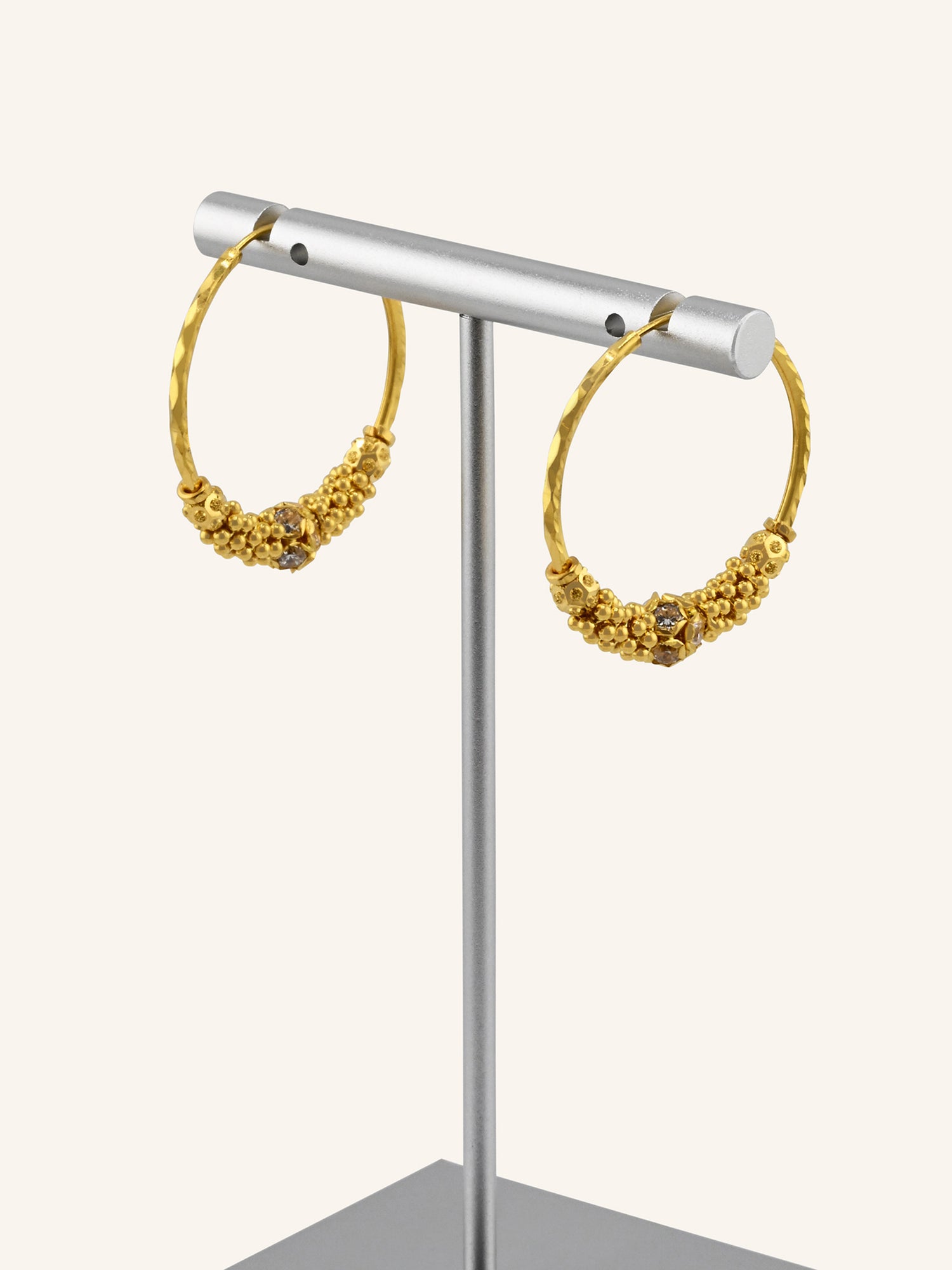 22ct Gold CZ Bali