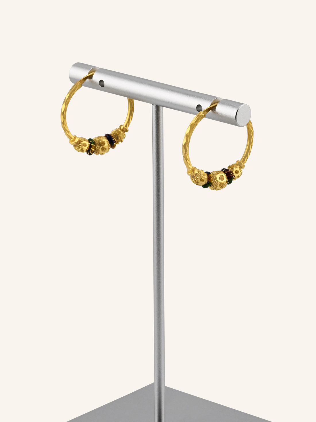 22ct Gold Minakari Ball Bali