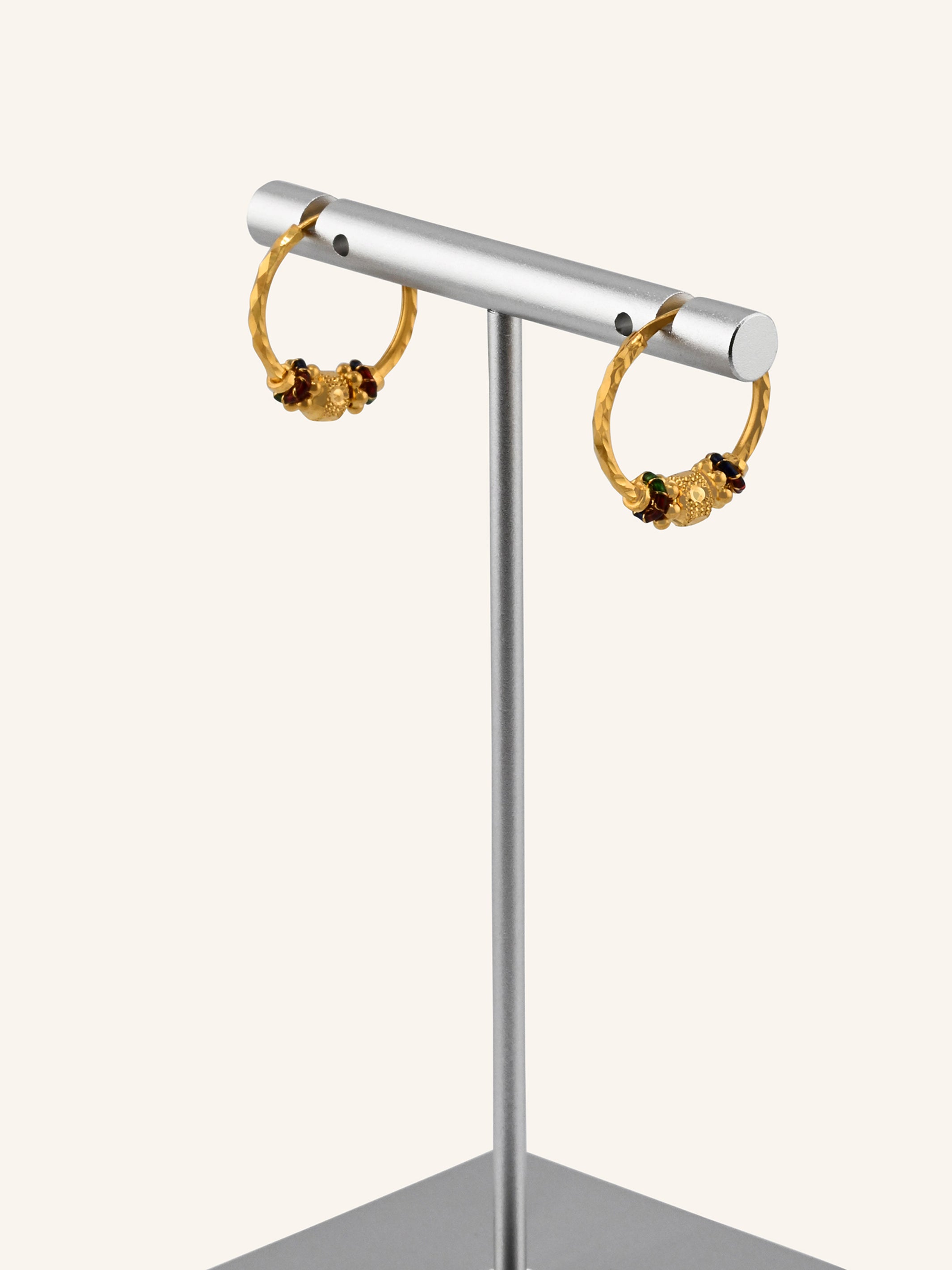 22ct Gold Minakari Ball Bali