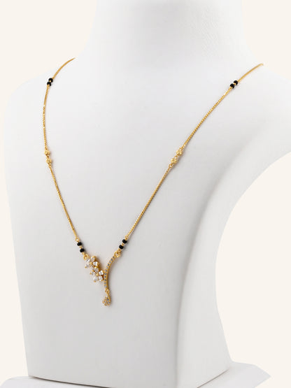22ct Gold Modern CZ Mangal Sutra