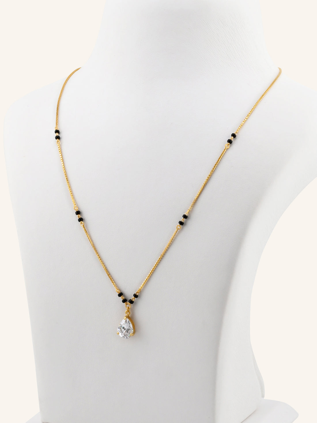 22ct Gold CZ Modern Mangal Sutra