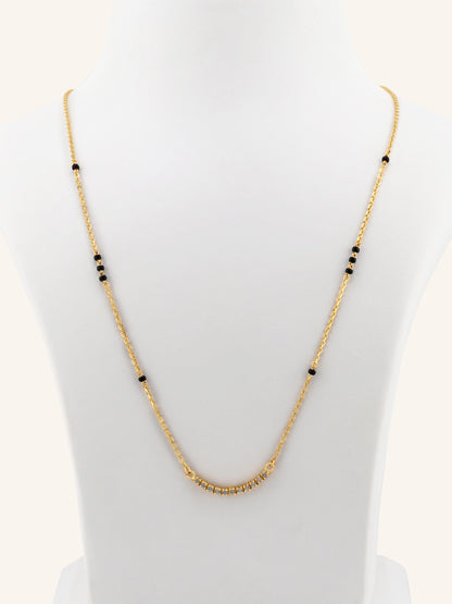 22ct Gold CZ Modern Mangal Sutra
