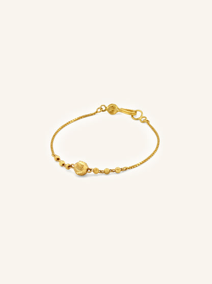 22ct Gold Ball Baby Bracelet