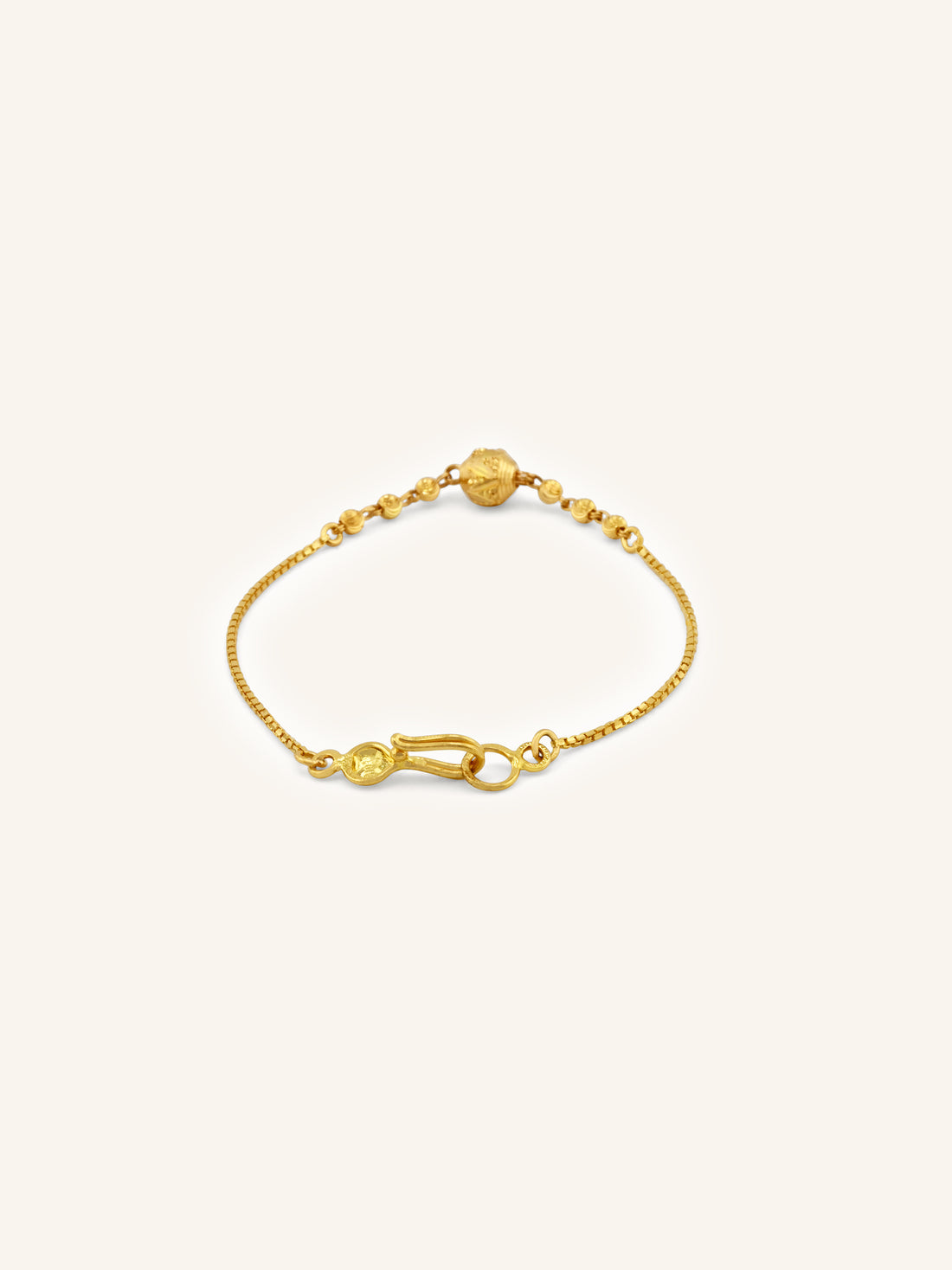 22ct Gold Ball Baby Bracelet