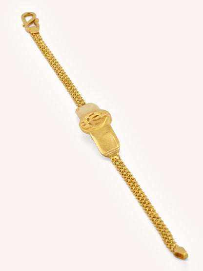 Blessed 22ct Gold Baby Bracelet