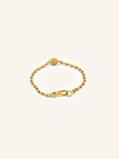 Treasured 22ct Gold Ball Baby Bracelet