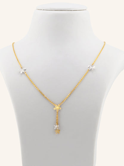 22ct Gold Two Tone Fancy Chain
