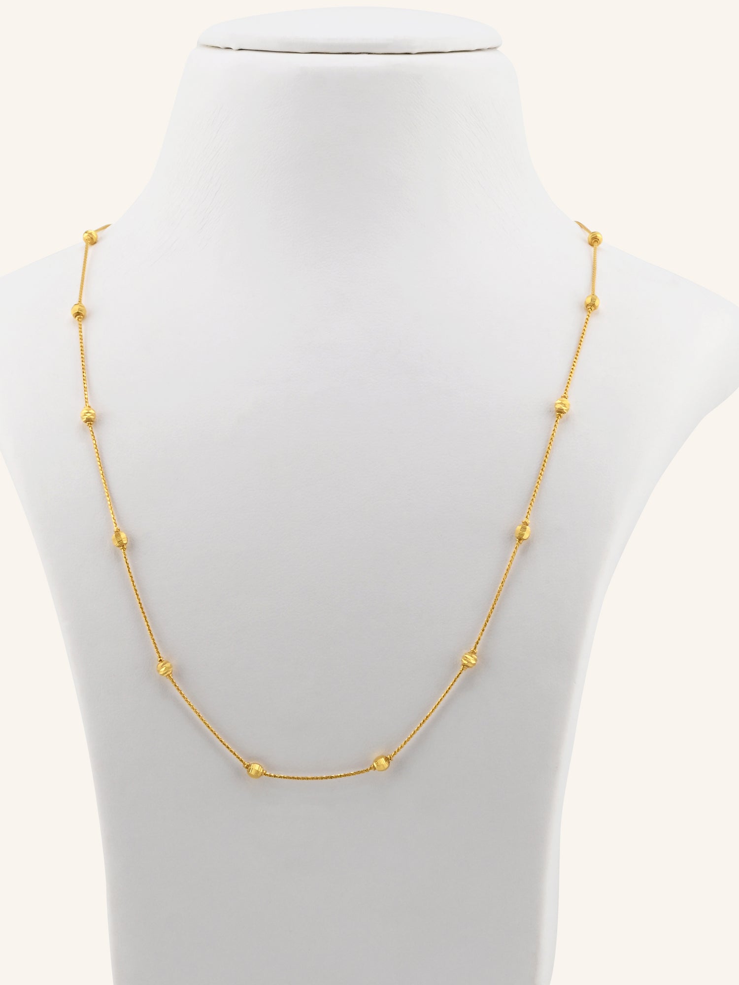 22ct Gold Ball Fancy Chain