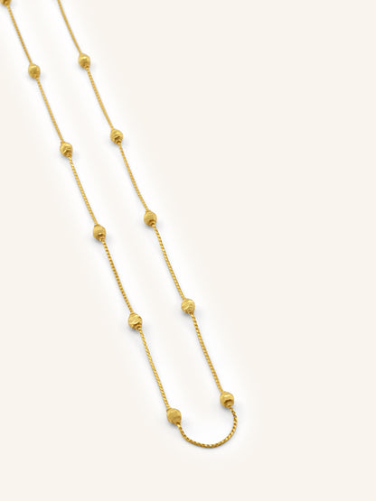 22ct Gold Ball Fancy Chain