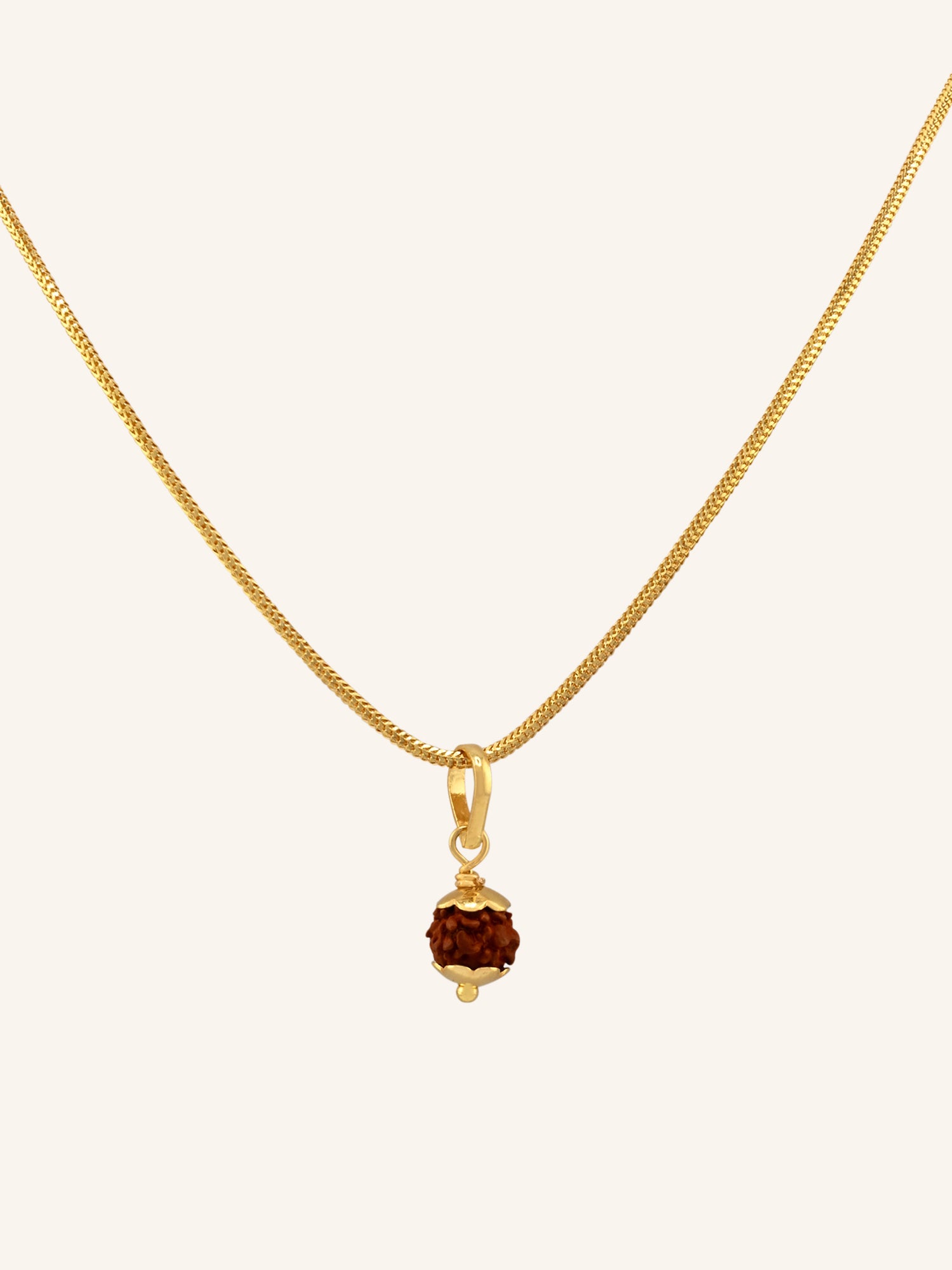 22ct Gold Rudraksha Pendant