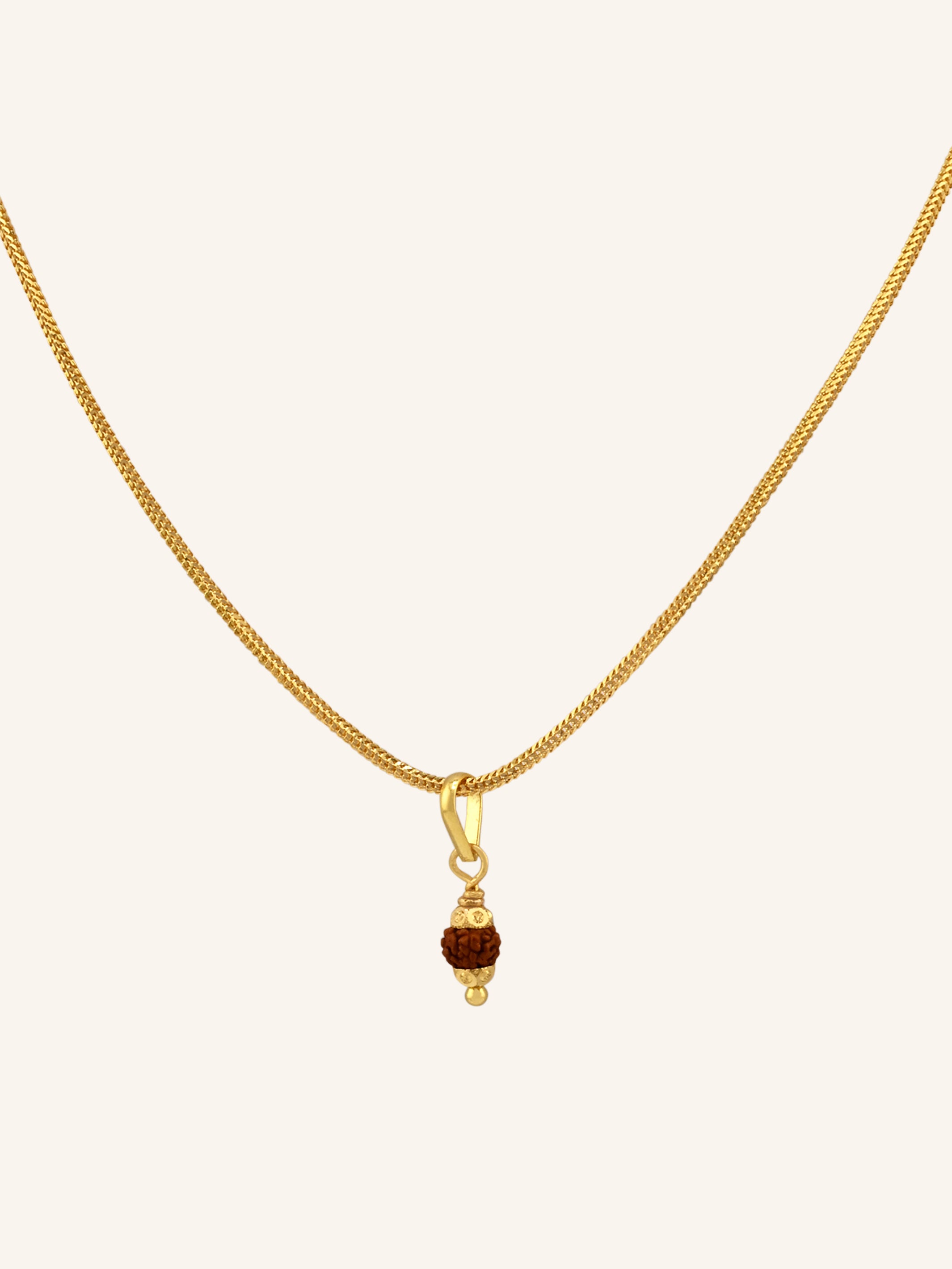 22ct Gold Rudraksh Pendant