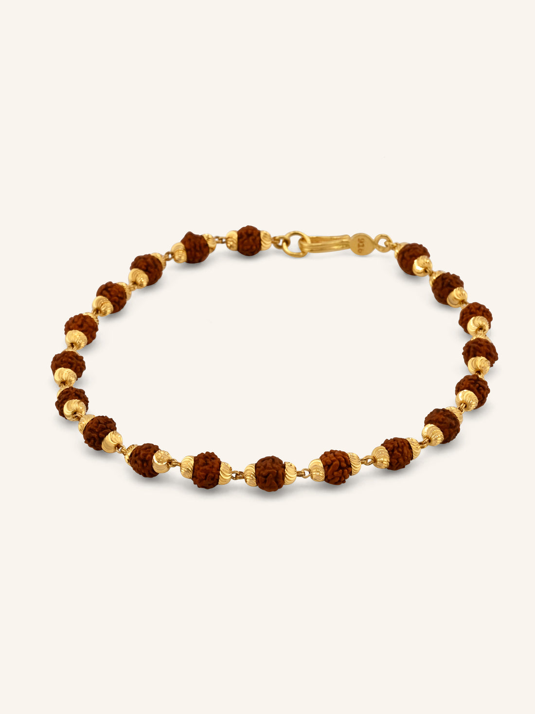 22ct Gold Rudraksh Bracelet