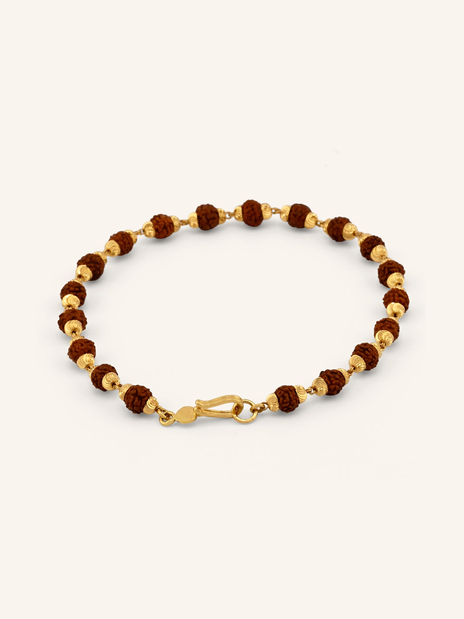 22ct Gold Rudraksh Bracelet