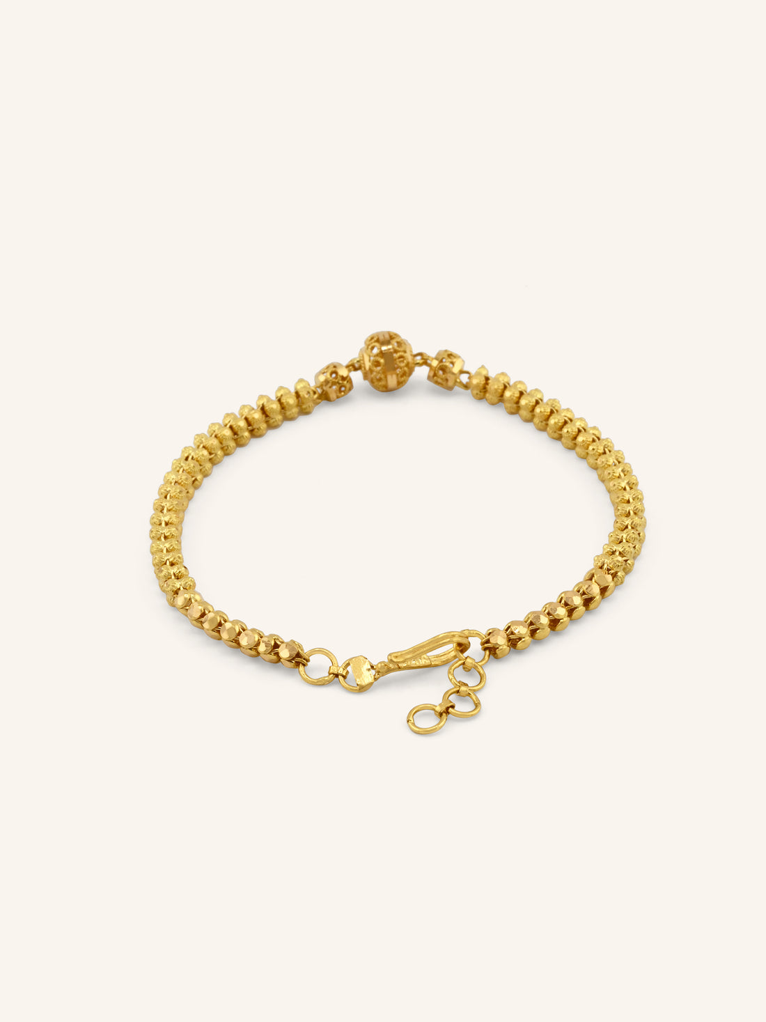 22ct Gold Filigree Ball Bracelet