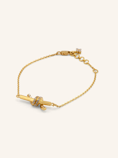 22ct Gold CZ Bracelet