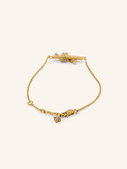 22ct Gold CZ Bracelet
