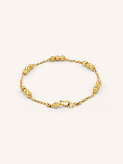 22ct Gold Ball Bracelet