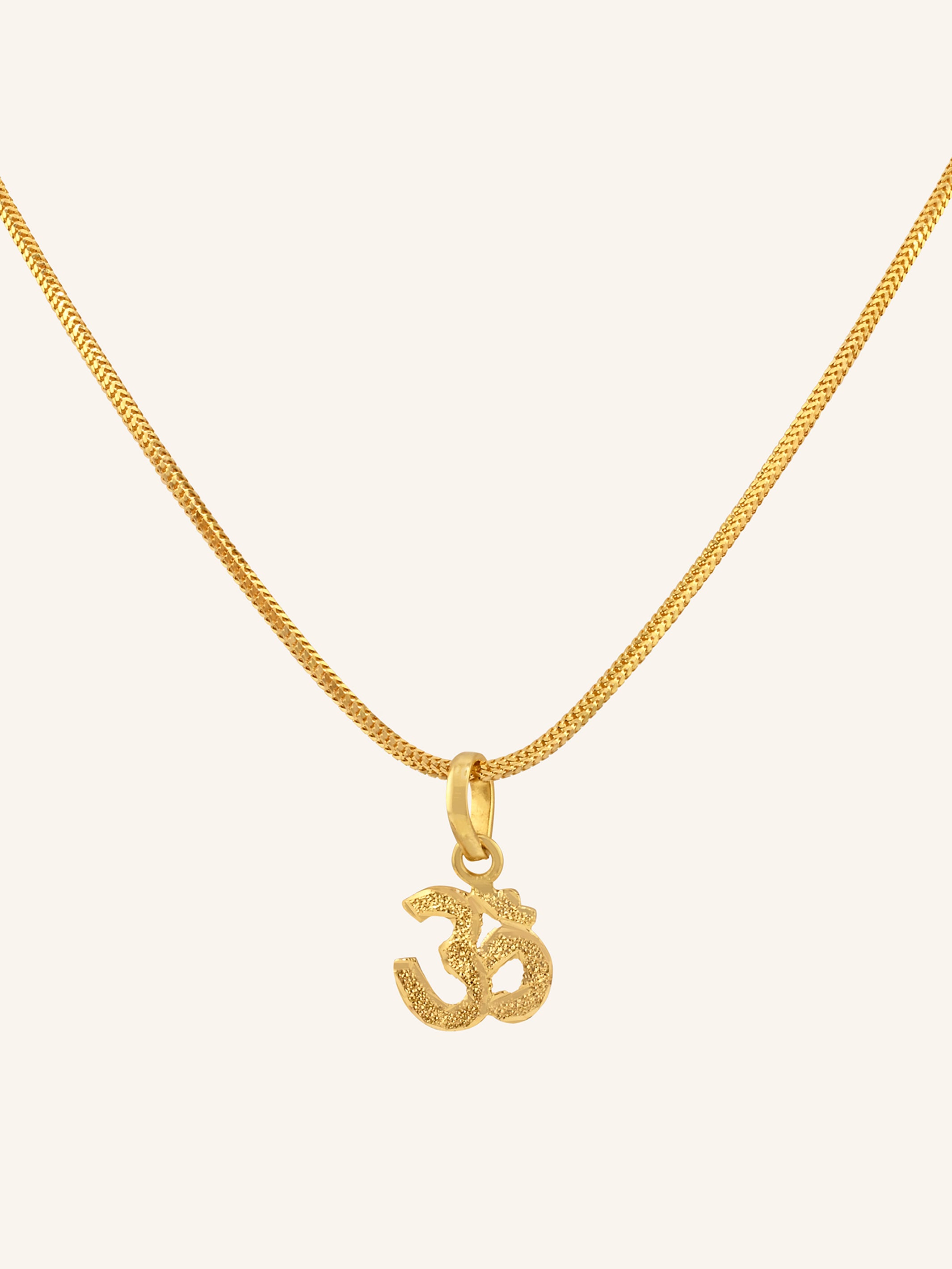 22ct Gold Om Pendant