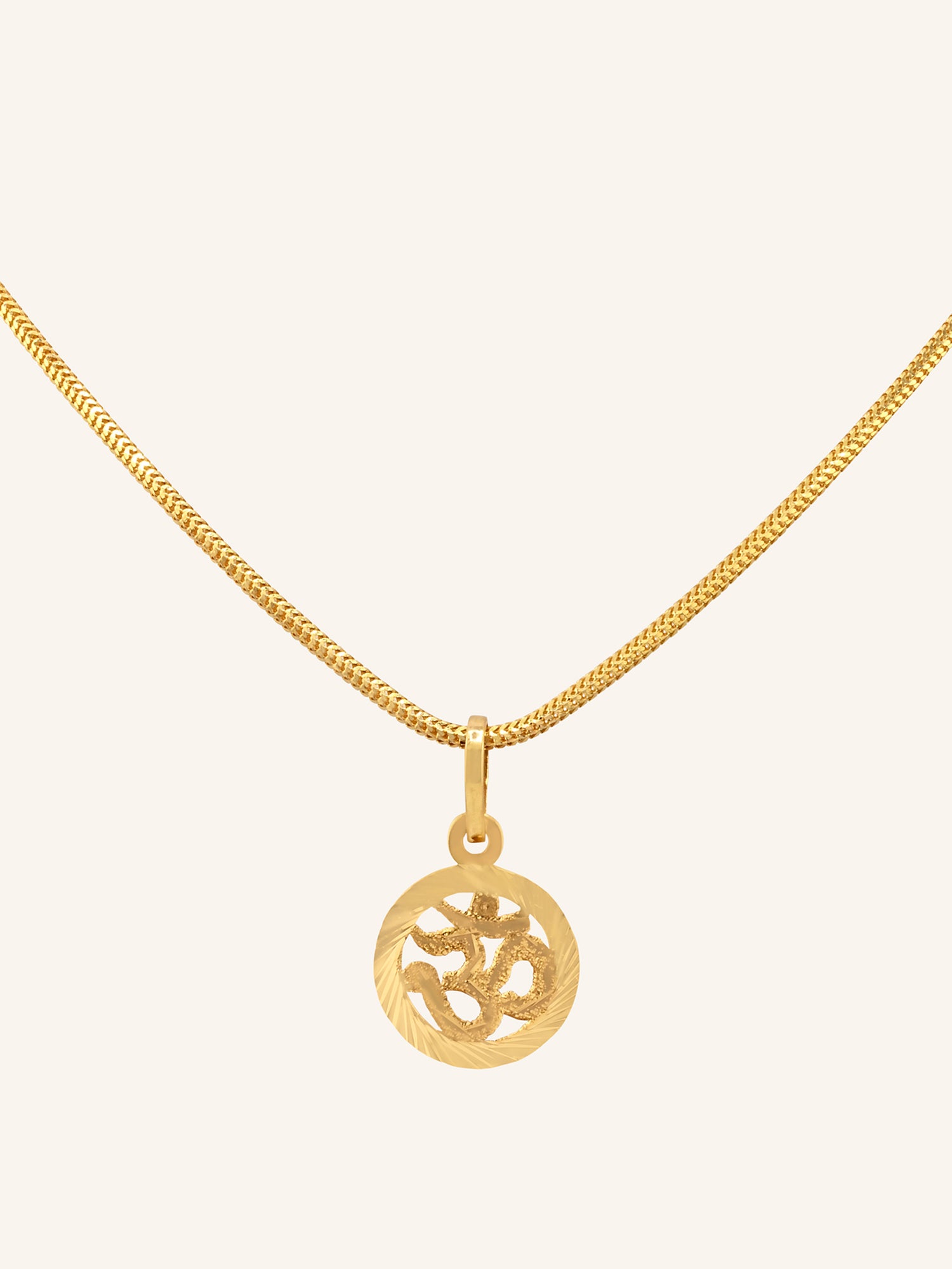 22ct Gold Om Pendant