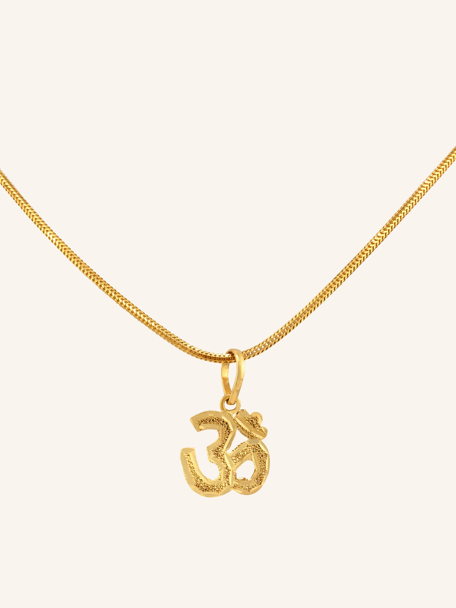 22ct Gold Om Pendant