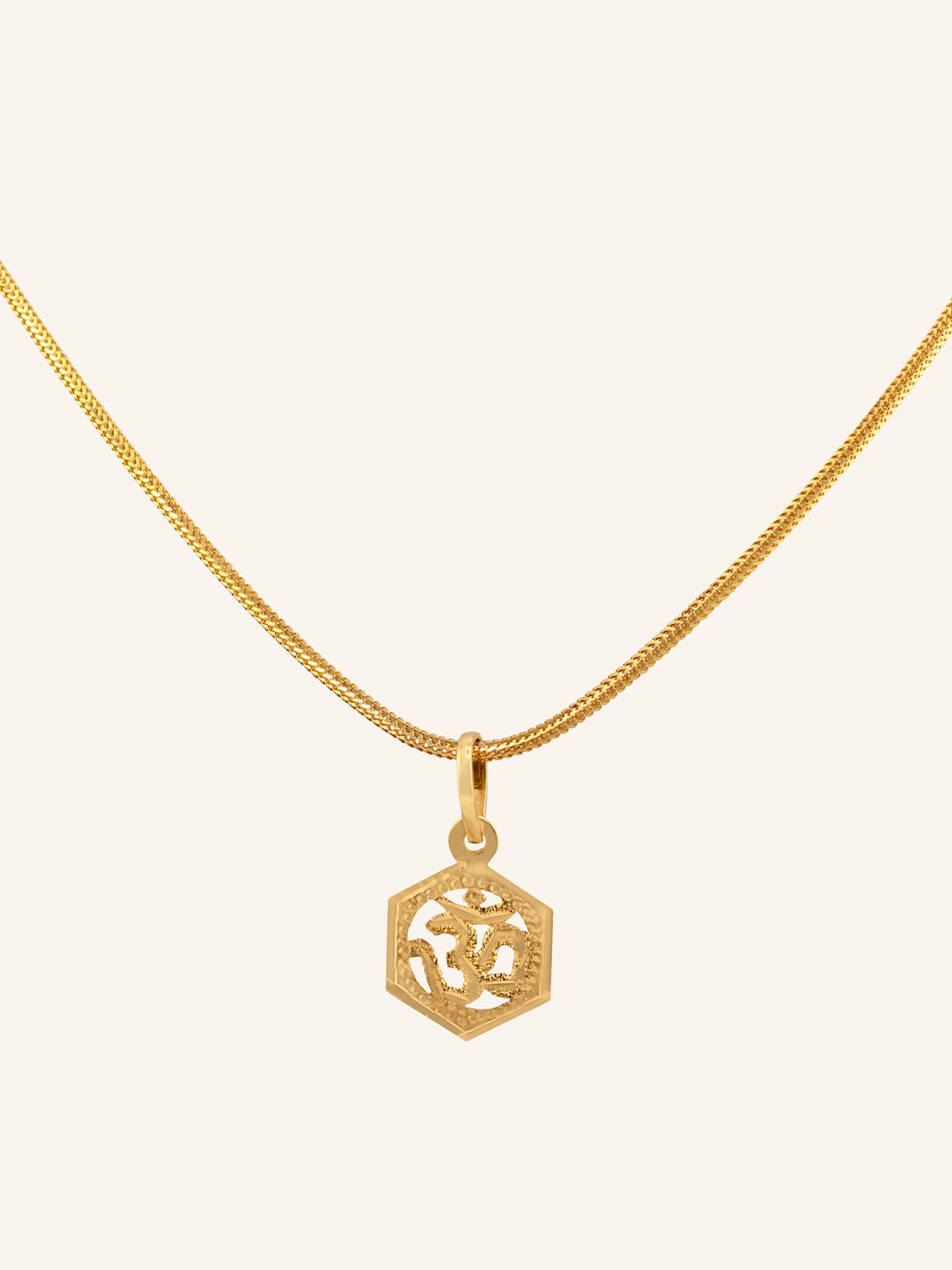 22ct Gold Om Pendant