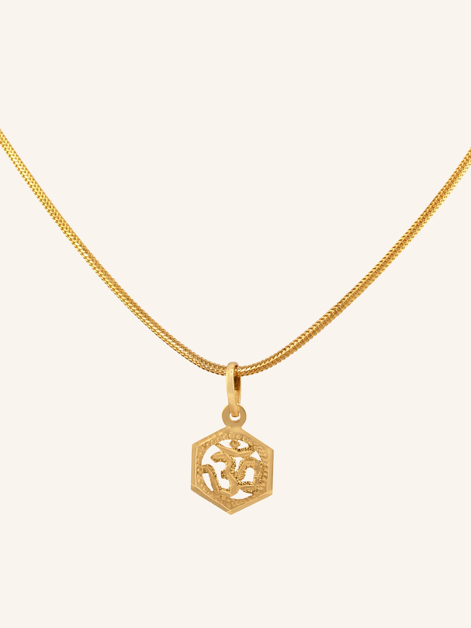 22ct Gold Om Pendant